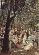 Max Liebermann Munich Beer Garden china oil painting reproduction